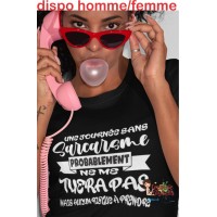 t-shirt humoristique-SARCASME-aucun-risque-TS4688
